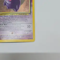 Pokemon TCG Gengar Holo Rare 11/110 Legendary Collection 2002 WOTC Vintage Card - Image 3