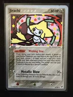 Pokemon Jirachi World Championship Decks Rare Basic 60 HP Regular 9/107 2005 - Image 1