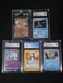 Pokemon TCG Graded Card Lot 5 Pokemon TCG Slabs - Image 1