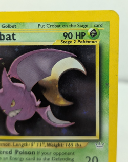 2000 Pokemon HOLO Crobat Neo Revelation #4/64 MP - Image 3