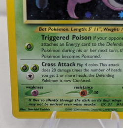 2000 Pokemon HOLO Crobat Neo Revelation #4/64 MP - Image 5