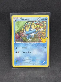 Froakie 2021 Pokemon McDonald’s 25th Anniversary Holo Promo 22/25 NM MINT - Image 1