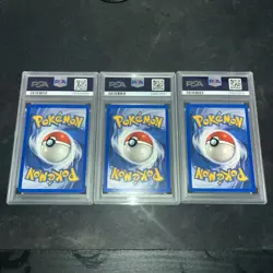 2000 POKEMON NEO GENESIS 1ST ED #73 SLOWPOKE PSA 9 X3 - Image 3