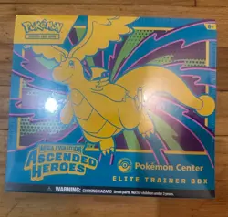 Pokemon TCG: Ascended Heroes Pokemon Center ETB – 11 Packs – Factory Sealed - Image 1