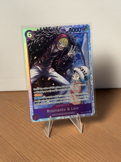 One Piece TCG Rosinante & Law EB04-038 The Azure Sea's Seven Foil - Image 1