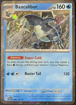 Baxcalibur - (Cosmos Holo) 060/193 Blister Exclusives Holo - Pokemon Card - Image 1