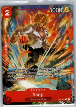 Sanji (Alt Art) ST21-003 English Starter Deck EX: Gear 5 - One Piece Card - NM - Image 1