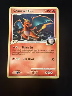 Pokemon TCG Supreme Victors Charizard G LV. 65 Non-Holo Rare Card 2009 - Image 1