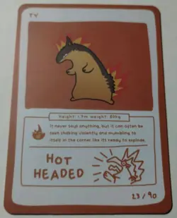 Ty (Typhlosion) 23/90 - Pokedoodles Set 1 - Pokemon Card non-holo - Image 2