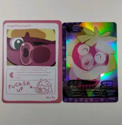 Smoochum Lot Of 2 Cards Pokedoodles and Eif ID SR Bundle x2 Pokemon Collection - Image 1