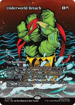 MTG Teenage Mutant Ninja Turtles - Underworld Breach Borderless (0010) NM - Image 1