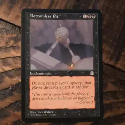 Bottomless Pit Stronghold STH MTG Magic the Gathering 1st Edition - Image 1