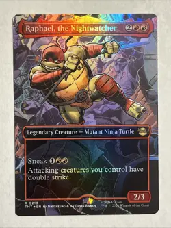 Raphael, the Nightwatcher (Borderless) Teenage Mutant Ninja Turtles Foil - Image 1