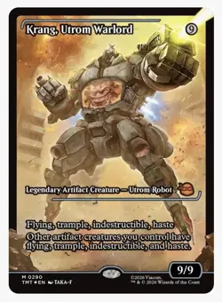 Krang, Utrom Warlord Showcase Foil - MTG Teenage Mutant Ninja Turtles - Image 1