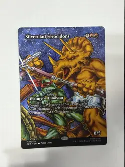 Silverclad Ferocidons (Borderless) - MTG: Teenage Mutant TMNT - SHIPS NOW! - Image 1