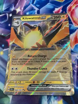 Pokemon TCG Kilowattrel ex 068/191 Double Rare Surging Sparks NM/M - Image 2