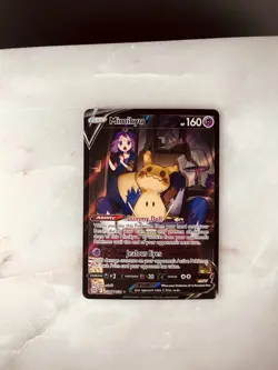 Pokemon TCG Mimikyu v Holo Ultra Rare Card TG16/TG30 Brilliant Stars - Image 3
