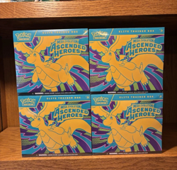 Pokemon TCG - Ascended Heroes ETB Elite Trainer Box LOT OF FOUR— NEW & SEALED - Image 1