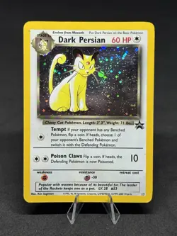 Pokemon Dark Persian 17/53 Wotc Promo Holo - Image 1