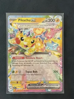 Pokemon TCG Pikachu ex 57/217 Ascending Heroes NM - Image 1