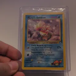 Pokemon Misty's Goldeen Gym Heroes 085/132 Regular Common 2000 English 40 HP - Image 1