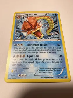 Gyarados XY109 Pokemon XY Black Star Promo Cosmos Holo 2016 - Image 2