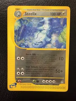Pokemon TCG Steelix 35/147 Aquapolis RARE (Non-Holo) NM/LP - Image 1