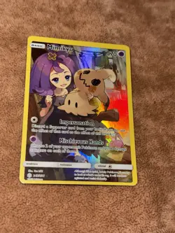Mimikyu 245/236 Full Art Secret Rare Pokemon TCG Cosmic Eclipse NM - Image 1