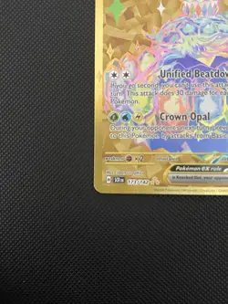 Terapagos Ex 173/142 Pokemon Stellar Crown Hyper Rare Gold NM - Image 4