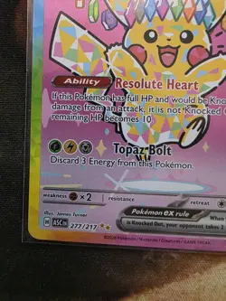 Pokemon Pikachu EX SIR 277/217 Ascended Heroes English - NM - Image 5