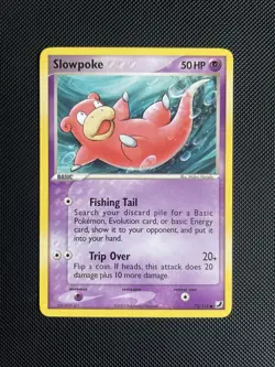 Pokemon TCG Slowpoke EX Unseen Forces 72/115 Regular Common - LP - Image 1