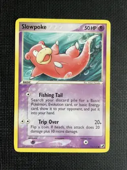Pokemon TCG Slowpoke EX Unseen Forces 72/115 Regular Common - LP+ - Image 1