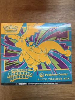 TCG MEGA EVOLUTION ASCENDED HEROES POKEMON CENTER ETB ELITE TRAINER BOX SEALED - Image 1