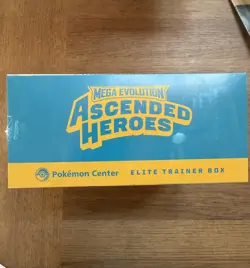 TCG MEGA EVOLUTION ASCENDED HEROES POKEMON CENTER ETB ELITE TRAINER BOX SEALED - Image 3