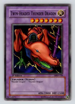 Twin-Headed Thunder Dragon MRD-120 Metal Raiders 1st Edition - Image 1