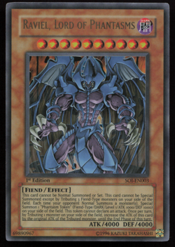 Raviel, Lord of Phantasms SOI-EN003 Shadow of Infinity 1st Edition - Image 1