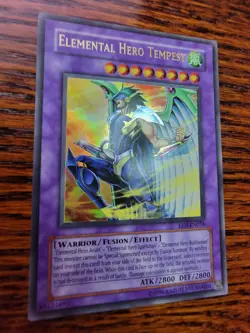 Elemental Hero Tempest EEN-EN034 Ultra Rare LP Unlimited Edition Yugioh Card - Image 2