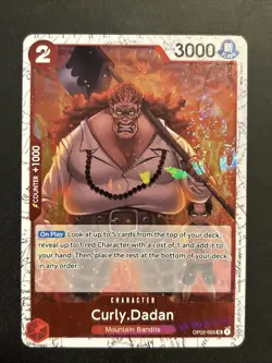 Curly.Dadan OP02-005 Pirate Foil The Best Vol 2 One Piece PRB-02 NM - Image 1