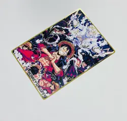 Monkey D Luffy - One Piece Trading Card Heavy Metal Gold Cool Etched Art Tc3 - Image 3