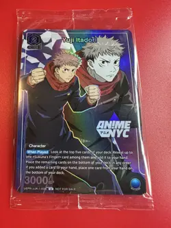Union Arena Yuji Itadori Anime NYC 2024 Jujutsu Kaisen Promo UEPR/JJK-1-038 - Image 1