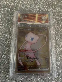 Pokemon TCG Mew EX Metal Gold Card 151 205/165 graded 10 Gem Mint - Image 3
