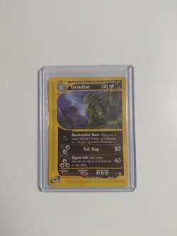 Tyranitar 40/147 Aquapolis Non Holo Pokemon Card RARE - Image 3