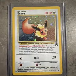 Eevee Holo Promo 11 Pokemon Card holo mint - Image 3