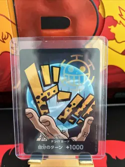DON !! Card (Trafalger Law) Foil Premium Booster ONE PIECE The Best Japanese NM - Image 1