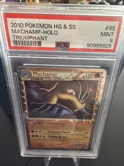 Pokemon TCG Machamp Prime Triumphant Holo Card 95/102 Rare - Image 1