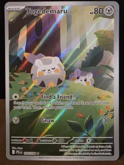 Pokemon TCG Togedemaru 104/094 Full Art Rare Card NM/M Phantasmal Flames - Image 1