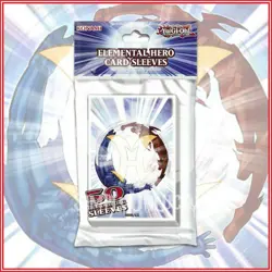 ELEMENTAL HERO TOURNAMENT SLEEVES 50 Cards KONAMI OFFICIAL YUGIOH - Image 1