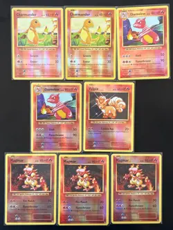 8x Lot XY Evolutions Reverse Holo Fire Charmander 108 Pokemon Card AA7 6 - Image 1