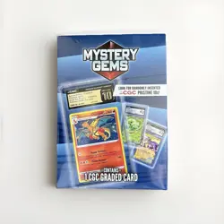 Pokemon TCG Mystery Gems CGC Graded Slab Factory Sealed New Card Box - Image 1