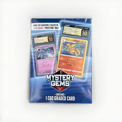 Pokemon TCG Mystery Gems CGC Graded Slab Factory Sealed New Card Box - Image 2